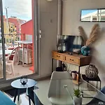 Mykonos Iii, T2 Mezzanine, Vue Mer, Parking Et Wifi Apartamento Agde