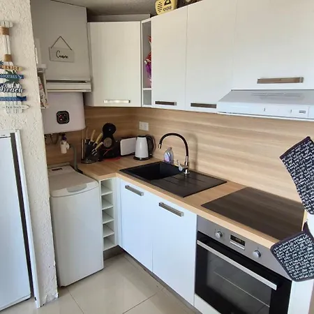Mykonos Iii, T2 Mezzanine, Vue Mer, Parking Et Wifi Apartamento Agde