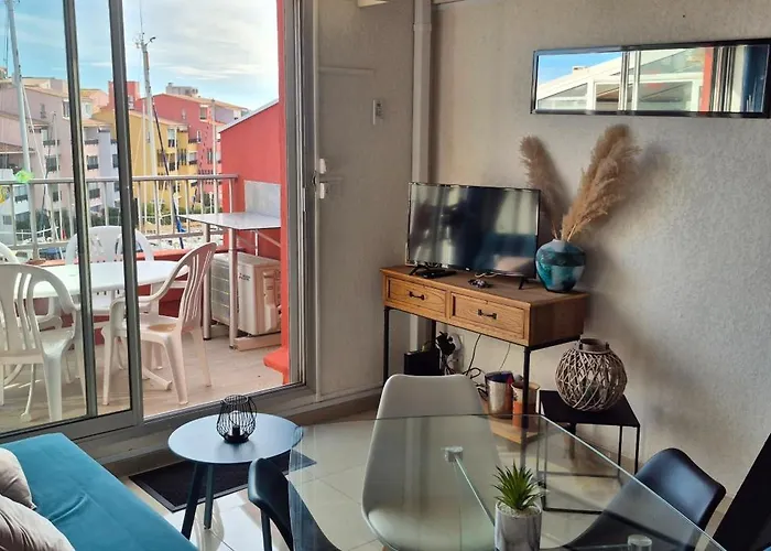 Mykonos Iii, T2 Mezzanine, Vue Mer, Parking Et Wifi Daire Agde