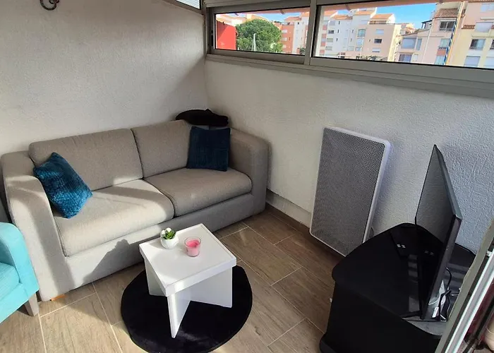 Daire Mykonos Iii, T2 Mezzanine, Vue Mer, Parking Et Wifi *