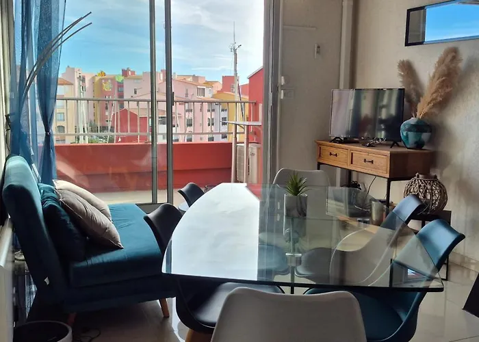 Mykonos Iii, T2 Mezzanine, Vue Mer, Parking Et Wifi Daire Agde