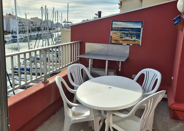 Daire Mykonos Iii, T2 Mezzanine, Vue Mer, Parking Et Wifi Agde